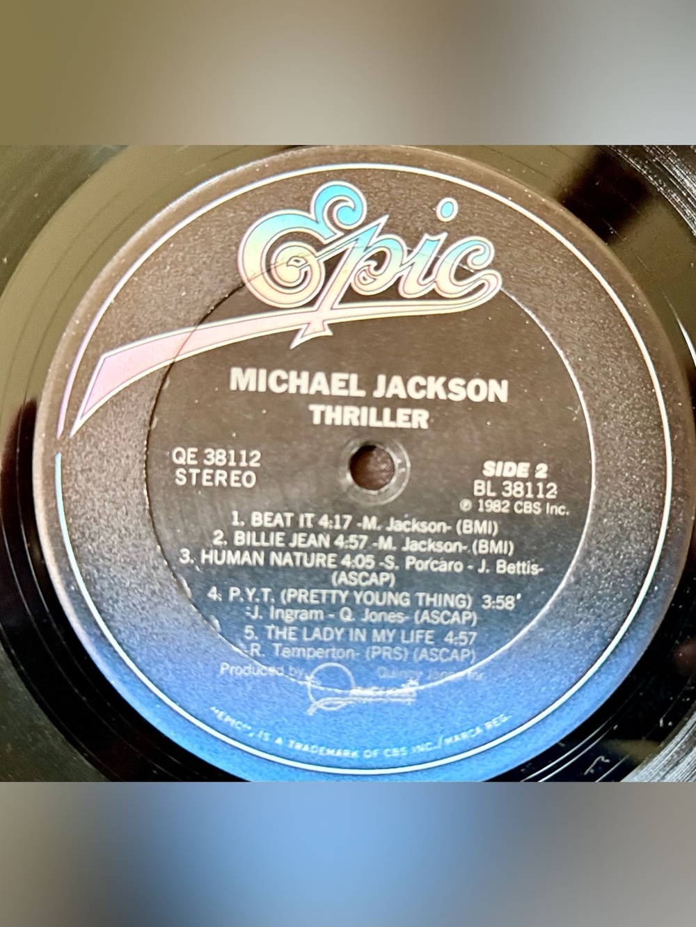 Michael Jackson - Thriller, c. 1982 Vinyl LP Original Pressing, Original..... - Picture 6 of 8